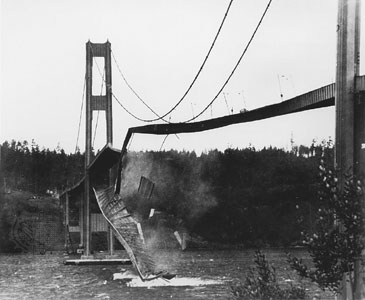 Tacoma Narrows Bridge (Galloping Gertie) — Puget Sound, WA