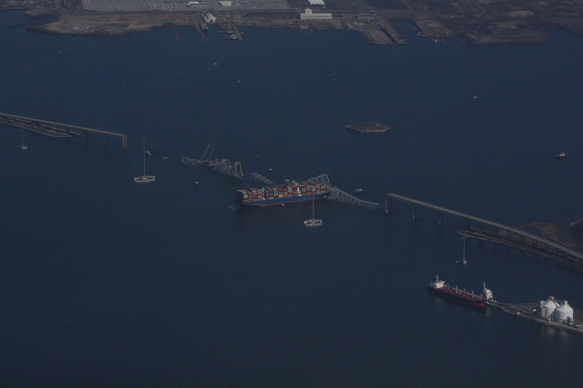 Francis Scott Key Bridge — Baltimore, MD — Patapsco River