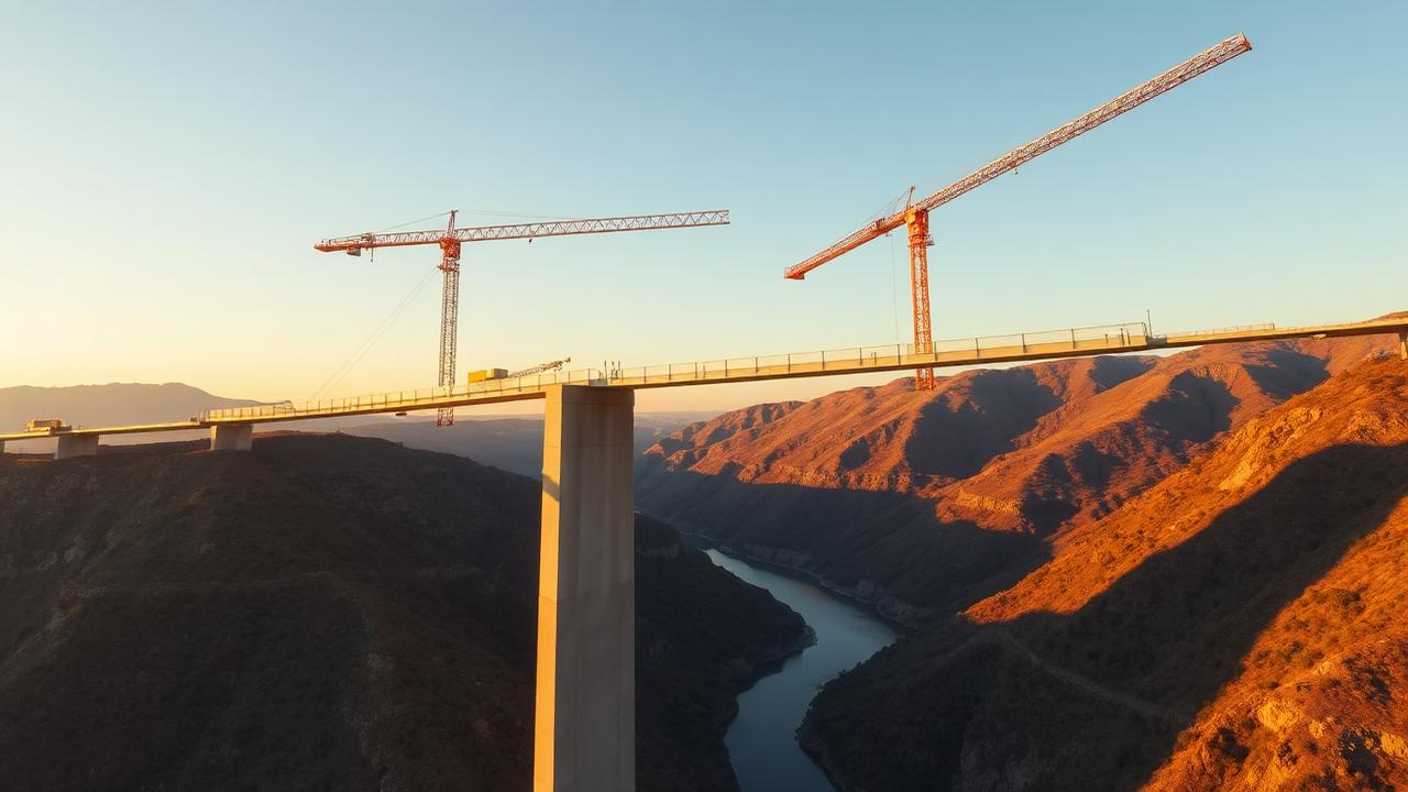 Precast segmental box girder construction