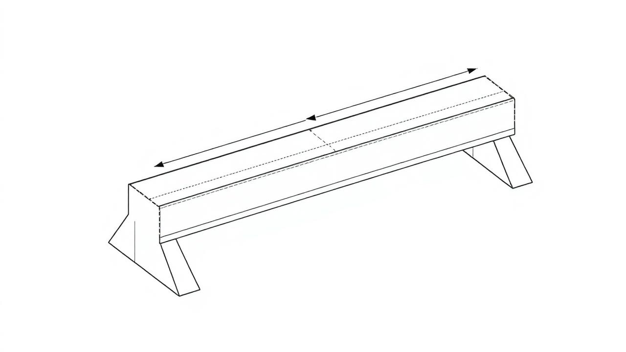 Lateral-torsional buckling of a steel I-beam between cross-frames
