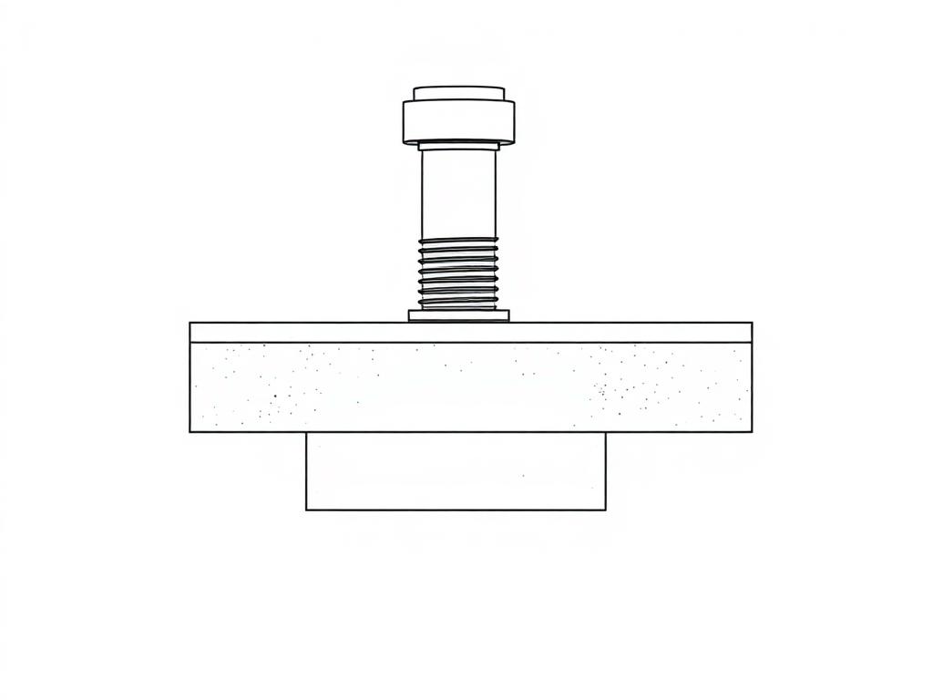 Welded shear stud connectors on the top flange embedded in the concrete deck